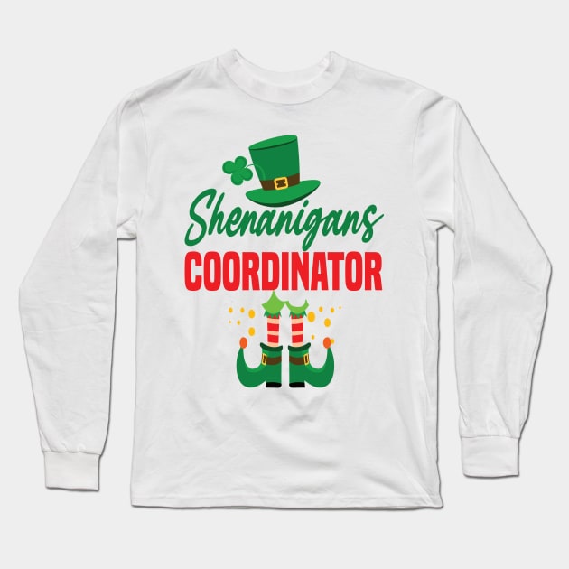 Shenanigans coordinator ST.patricks day teacher gift Long Sleeve T-Shirt by DODG99